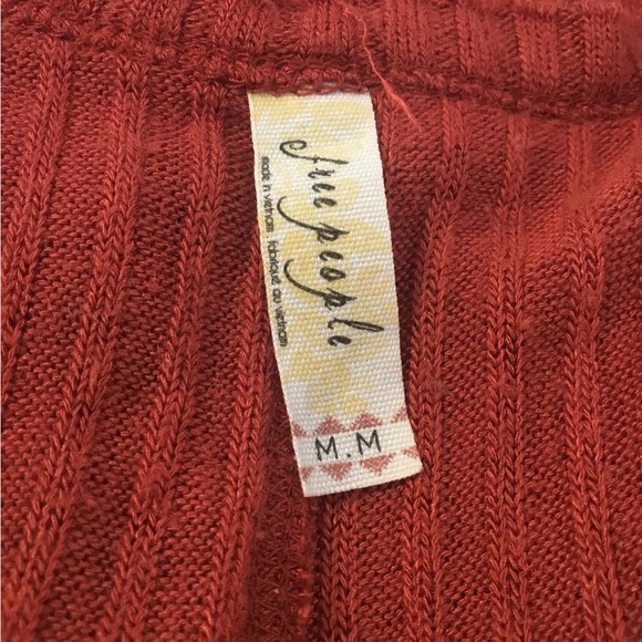 Free People Thermal Henley Waffle Long Sleeve Women’s Top - Picture 4 of 14